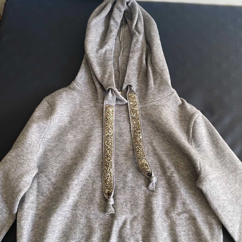 Zara knot cropped hoodie